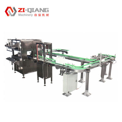 شراء نظام نقل الزجاجة المرنة السلسلة الدورانية 1 لتر آلة حزم زجاجة الماء online manufacture